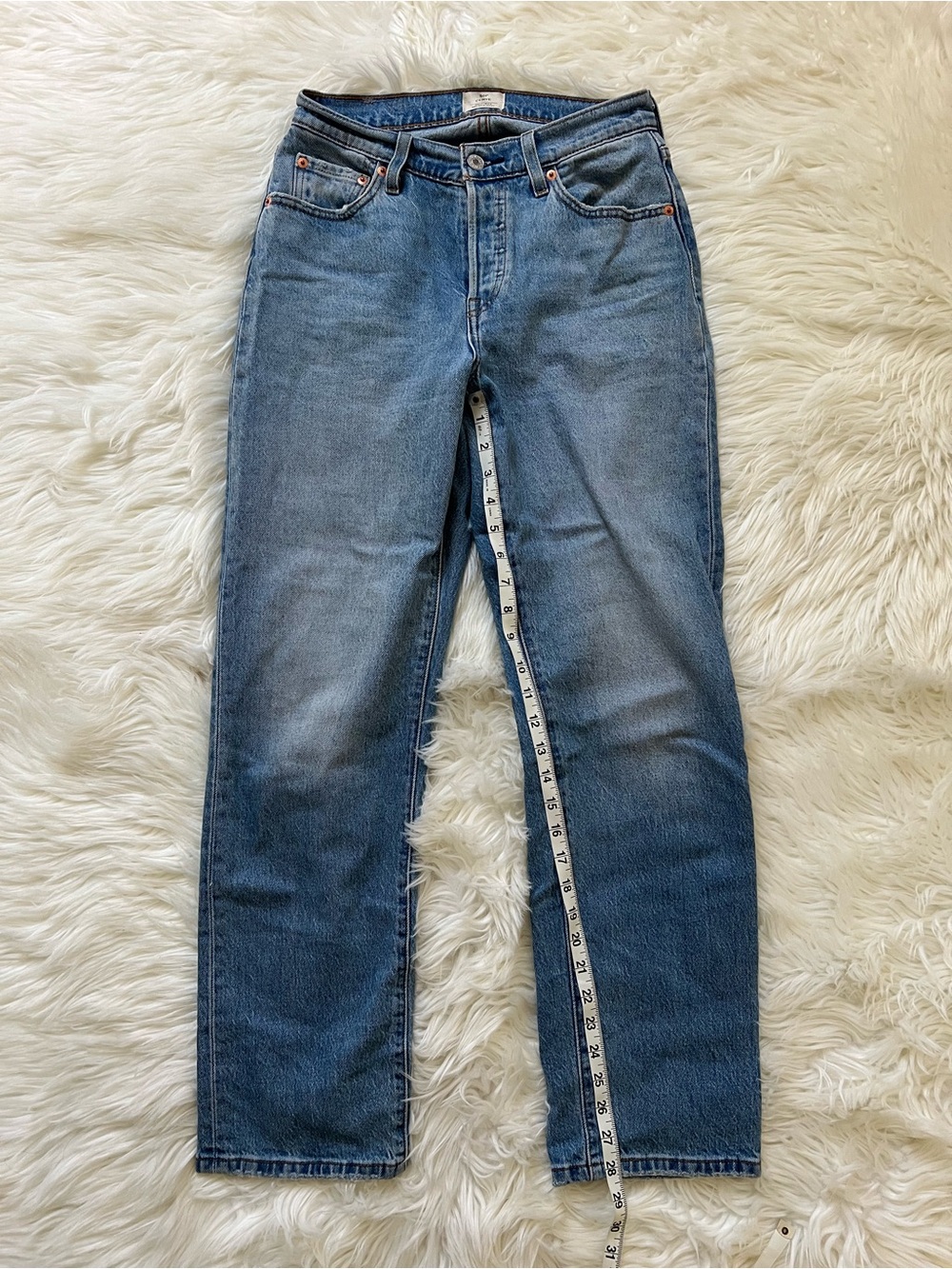 Levi’s 501 Curve Women’s Blue Denim Straight Jeans - Picture 6 of 9